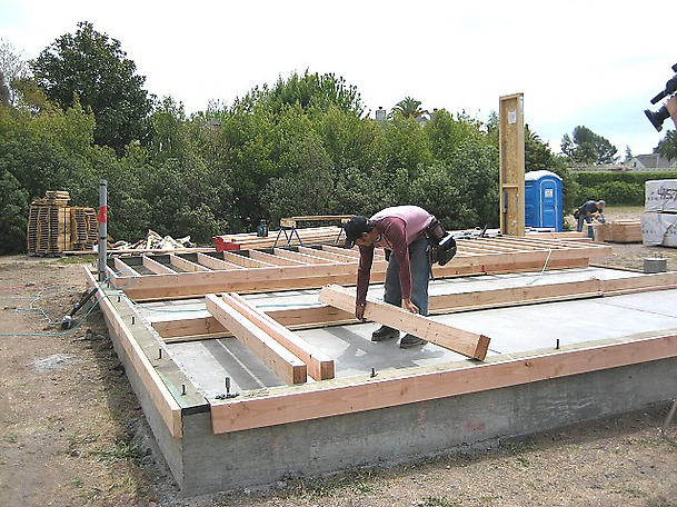 Here is Black Mirror putting the finishing touches on a house.